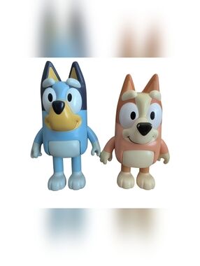 Bluey 10" Best Friend Bluey & Bingo Articulated Figure Set - Moose Toys 2-Pack